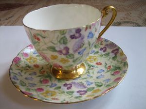 fine bone china tea cup and saucer